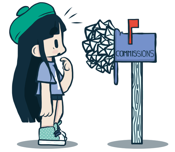 Step 1: Start a new commission on Arty with the details of the commission request!